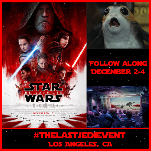 The last jedi press junket