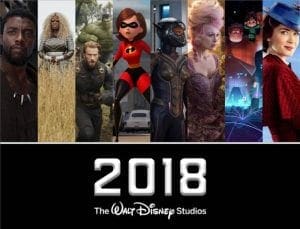 2018 Disney movie line up