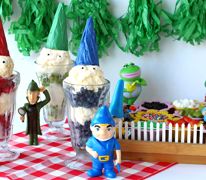 Sherlock gnomes ice cream party ideas