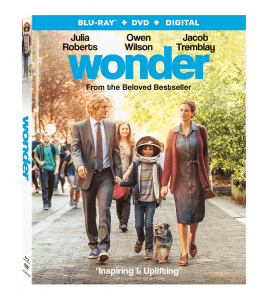 Wonder the movie now on Blu-Ray