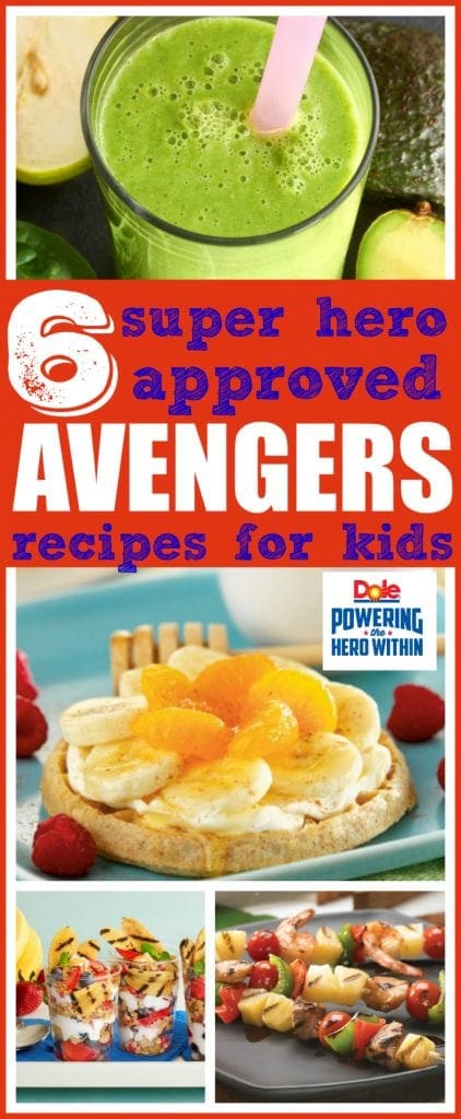 Avengers recipes for kids