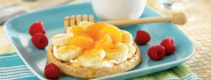 Captain America breakfast idea