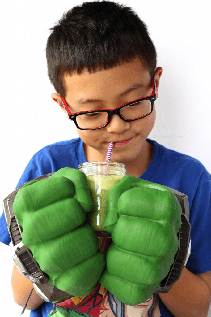Hulk smoothie for kids