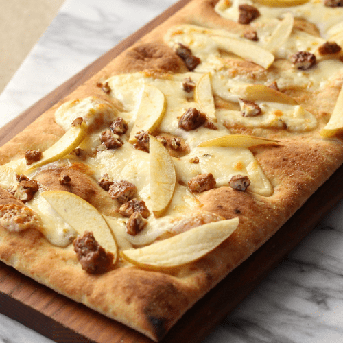 Easy apple pepper jack flatbread