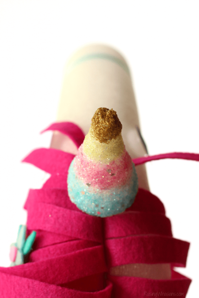 DIY unicorn horn