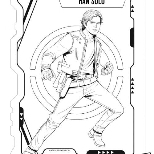 Free Solo: A Star Wars Story coloring sheets