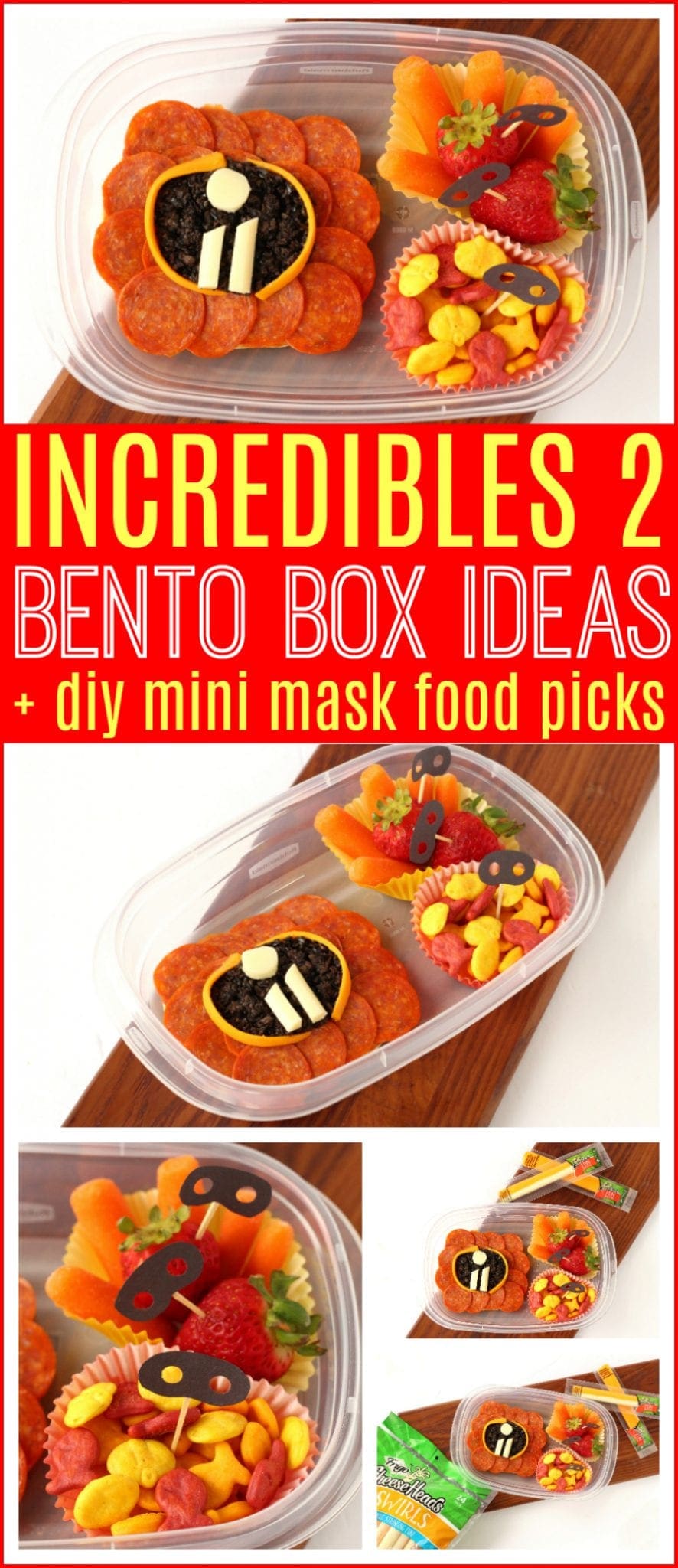 Incredibles 2 bento box ideas