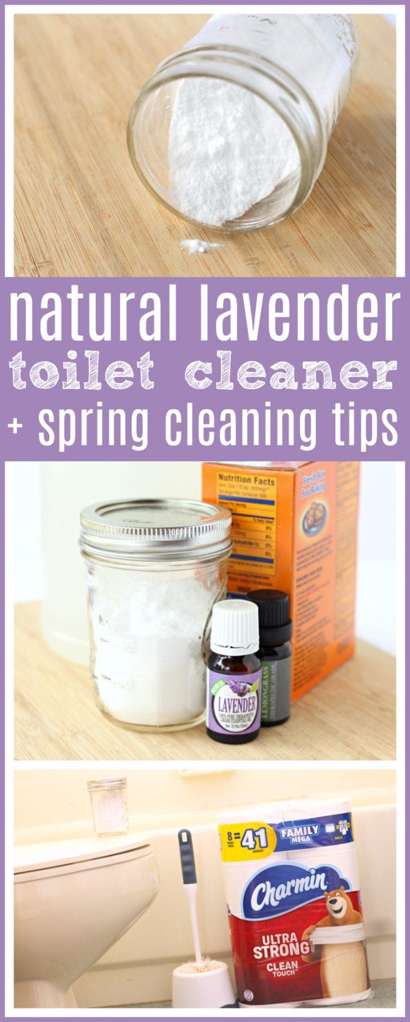 Lavender natural toilet cleaner
