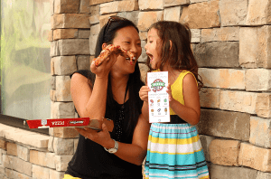 RaceTrac pizza lunch date