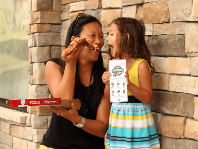 RaceTrac pizza lunch date