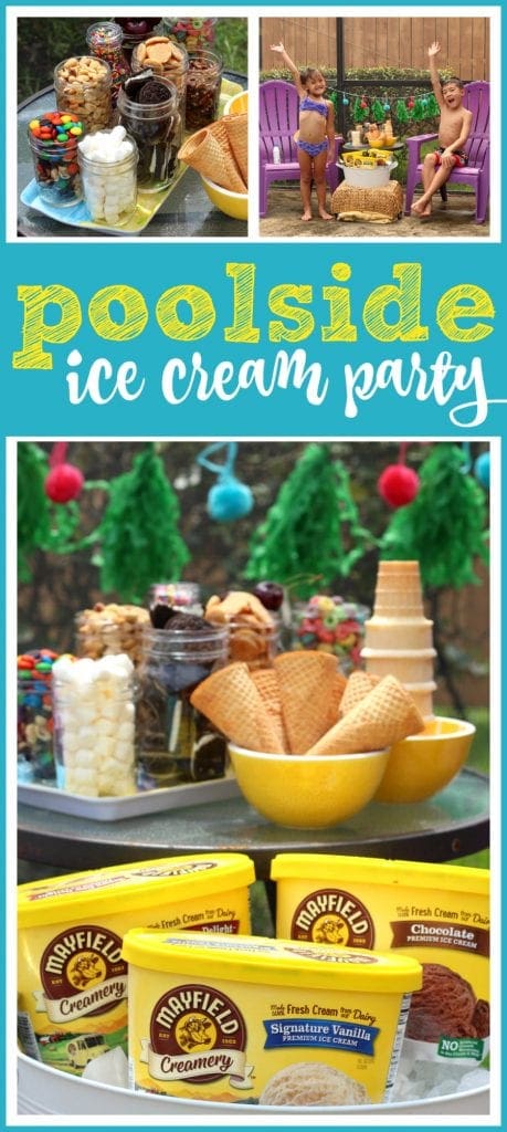 Ice cream pool party ideas