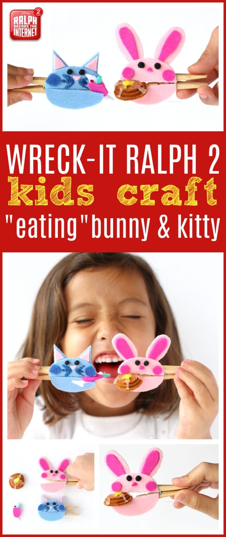 Wreck it Ralph craft for kids