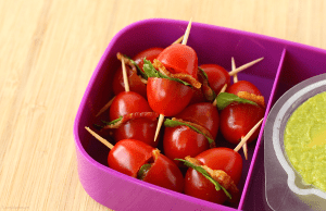 Sandwich-free BLT bites for kids