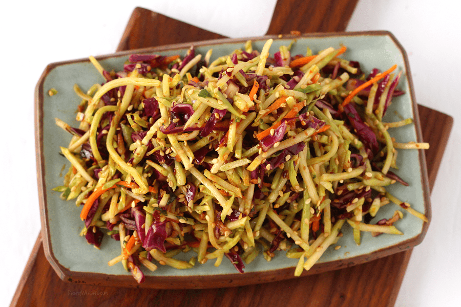 Best spicy Asian slaw Bring authentic flavor to your Asian fusion cooking! Asian Shrimp Po Boy with Spicy Slaw Recipe, made with secret ingredient Lee Kum Kee Chui Chow Chili Oil #Dinner #Lunch #Recipe #DinnerRecipe