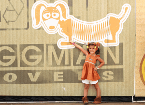 Easy slinky dog dress DIY