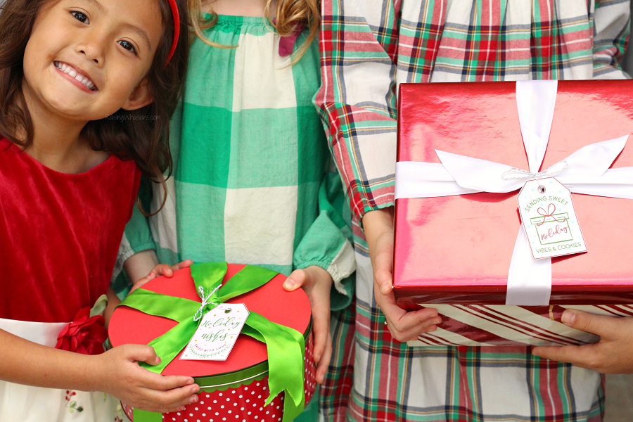 Printable Christmas cookie tags