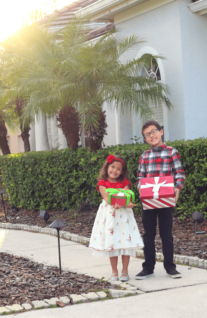 Teaching kids giving at Christmas