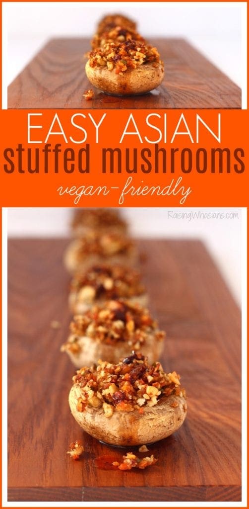 Asian stuffed mushrooms vegan Asian stuffed mushrooms vegan