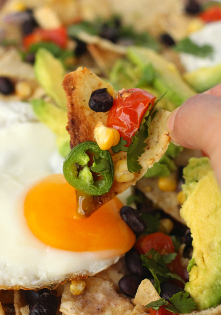 Easy breakfast nachos