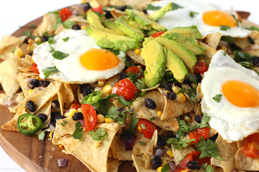Easy brunch nachos