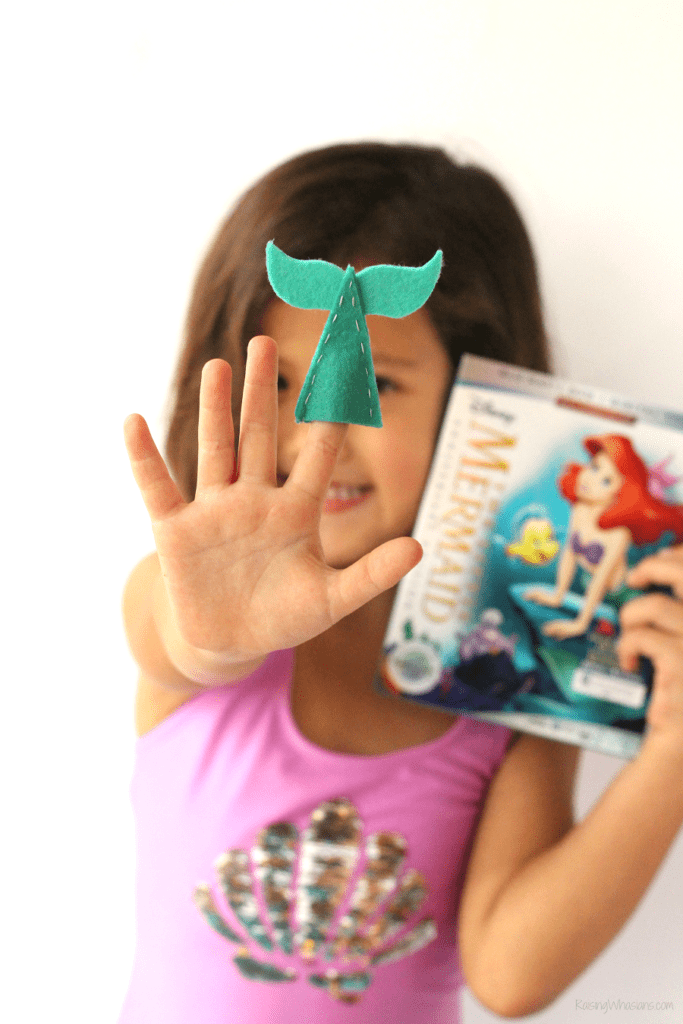 mermaid hand puppet