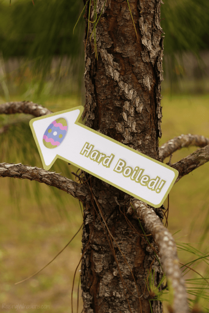 Free Easter egg hunt signs