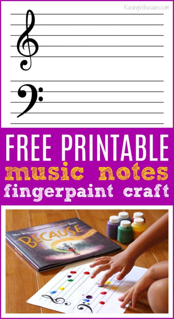 Free music notes printable