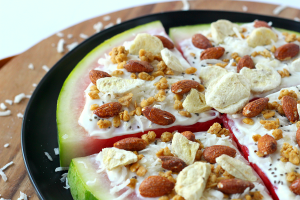 Kid friendly breakfast pizza