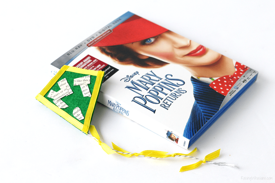 Mary Poppins returns craft kite DIY
