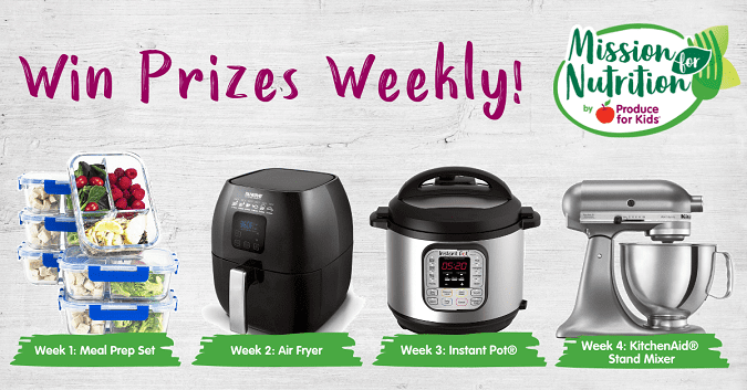 Mission for nutrition sweepstakes