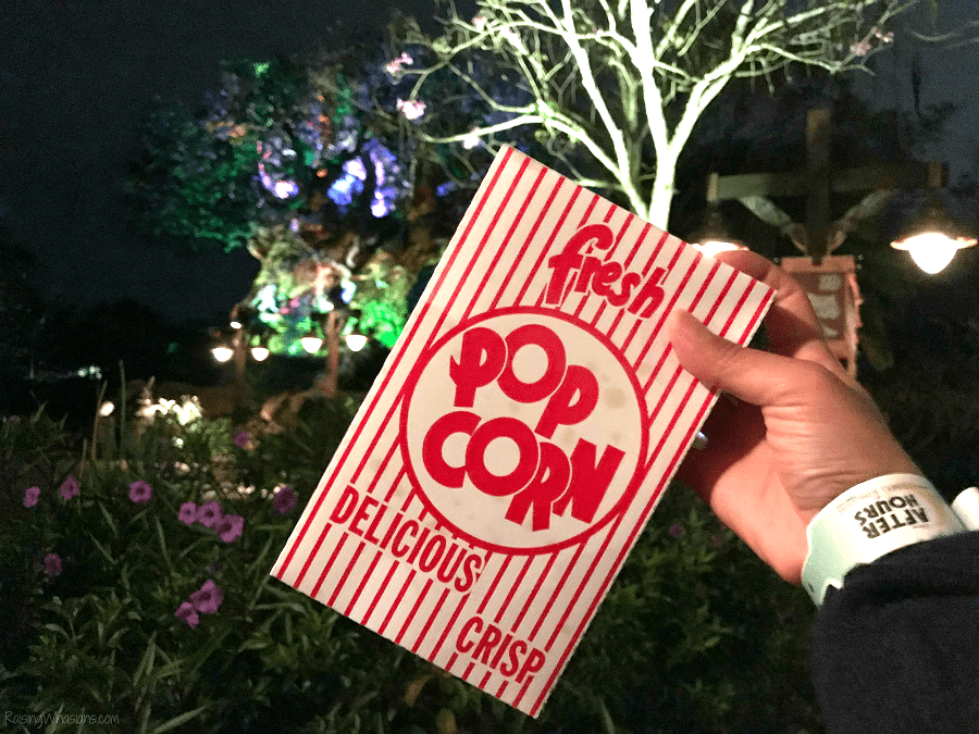 Disney after hours snacks included Disney after hours snacks included