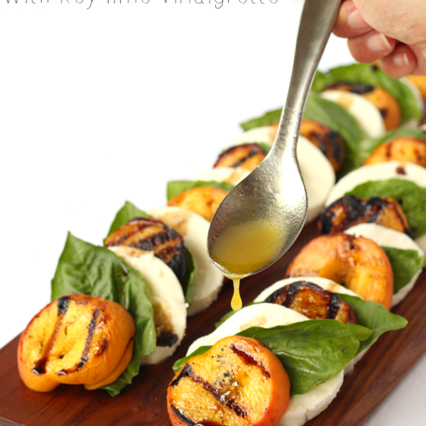 Easy peach salad
