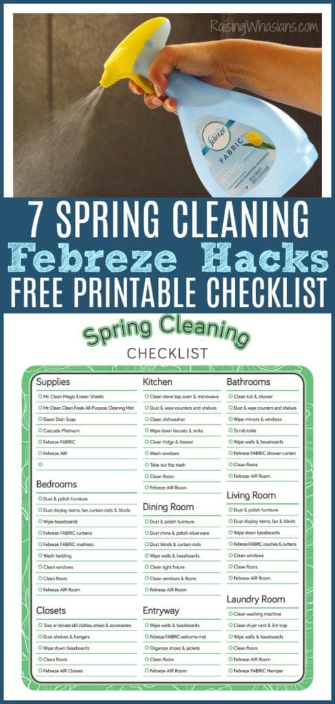 Spring cleaning free checklist