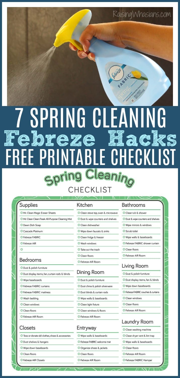 Spring cleaning free checklist Spring cleaning free checklist