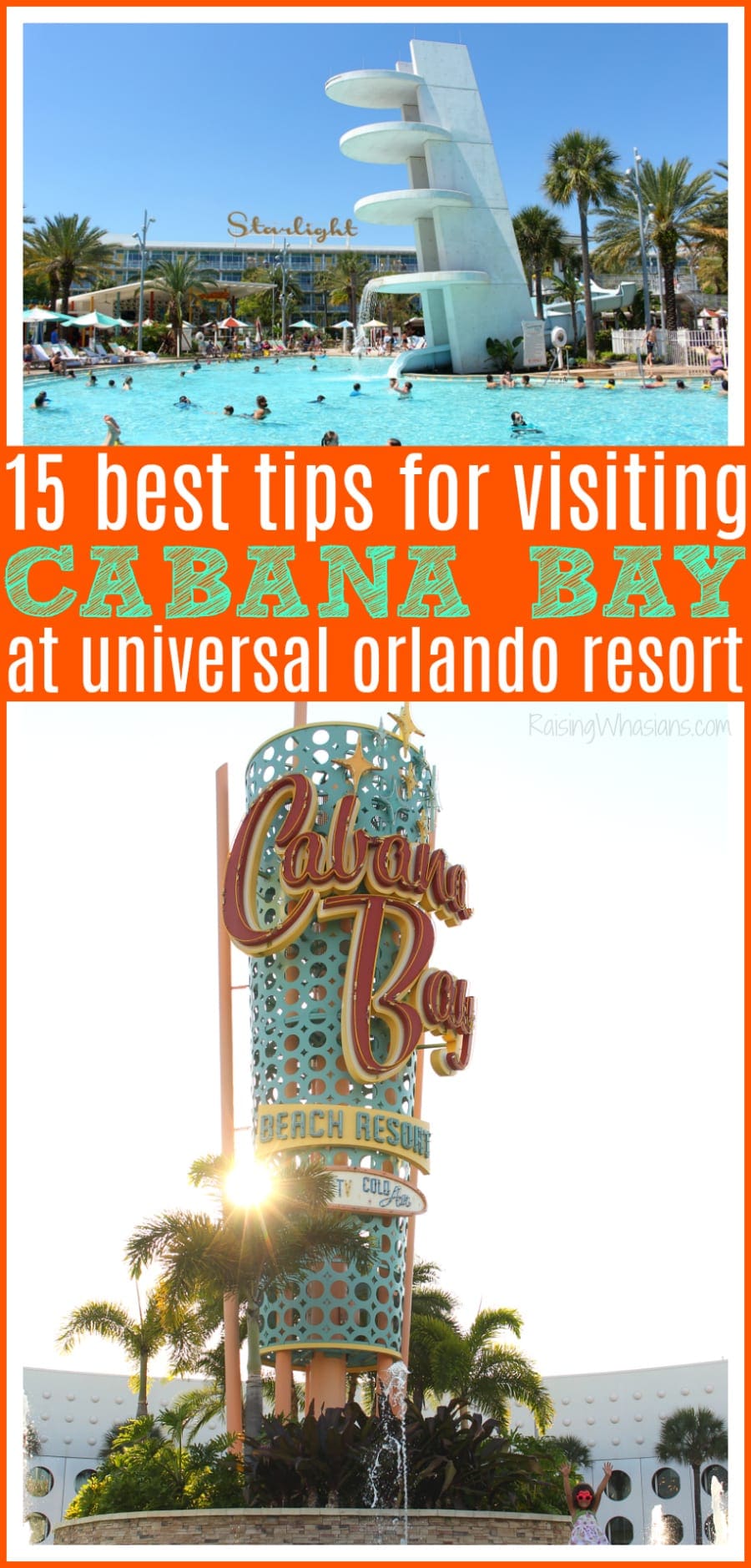 Universal Orlando cabana bay tips