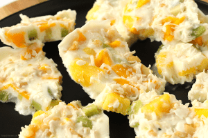 Easy tropical yogurt bark