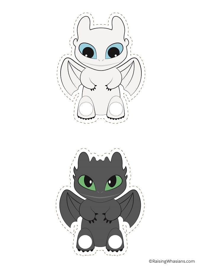 Free Printable Dragon Finger Puppets To Celebrate How To Train