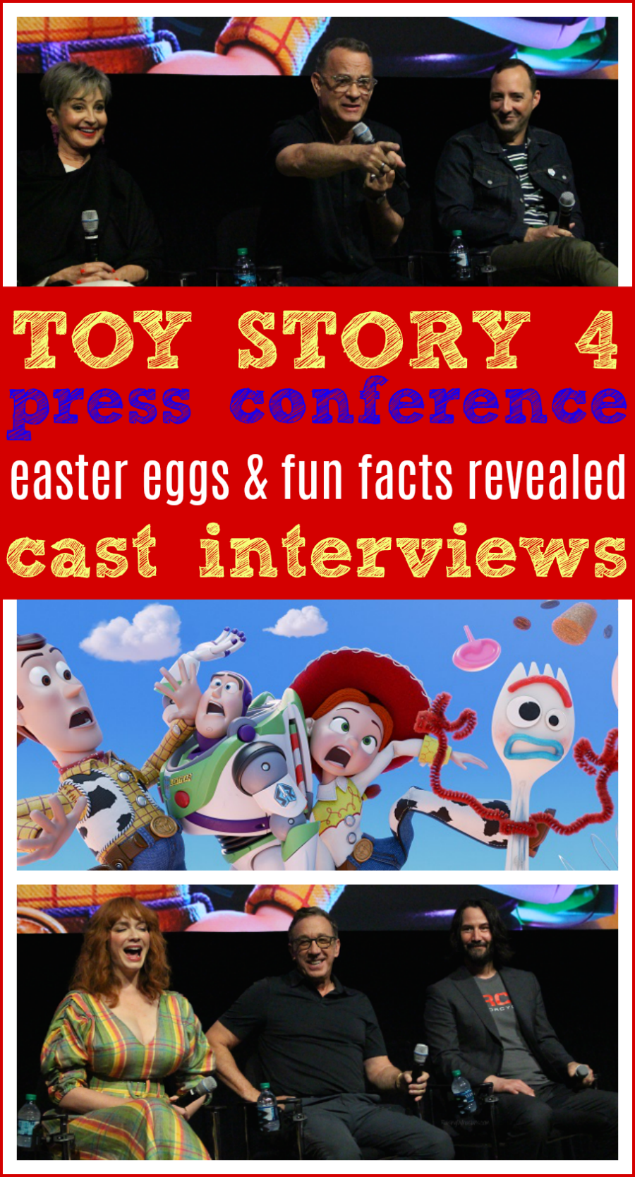Toy story 4 press conference summary Toy story 4 press conference summary