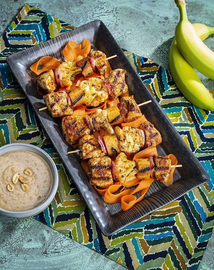 Healthy chicken skewers recipe