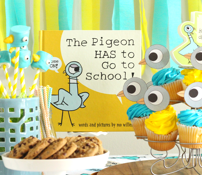 Mo Willems pigeon party ideas
