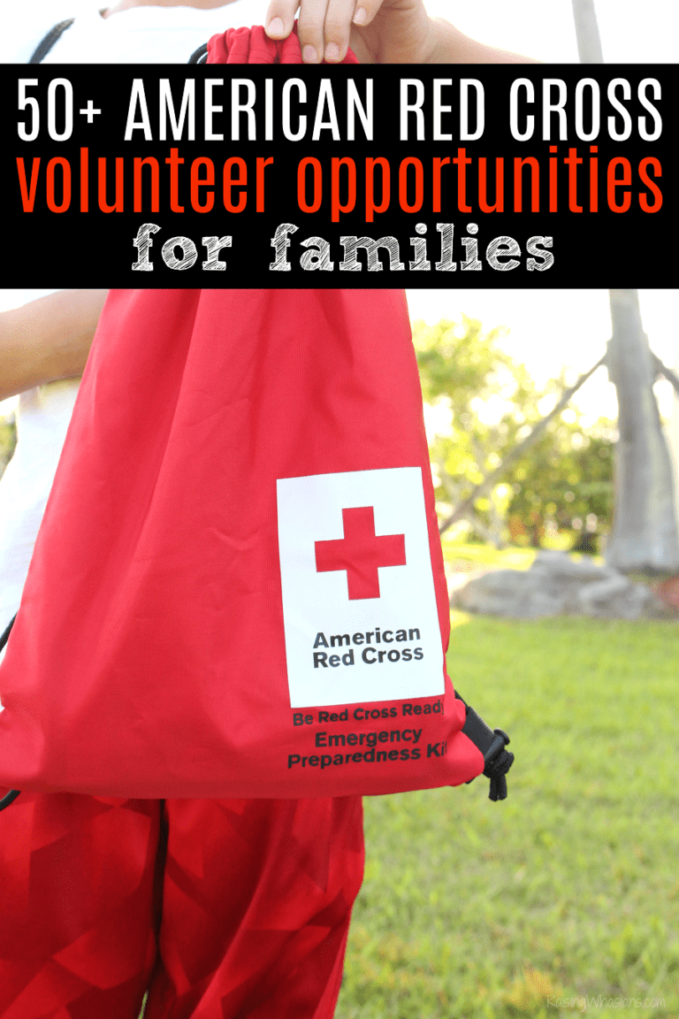 Over 50 Red Cross Volunteer Opportunities For Families