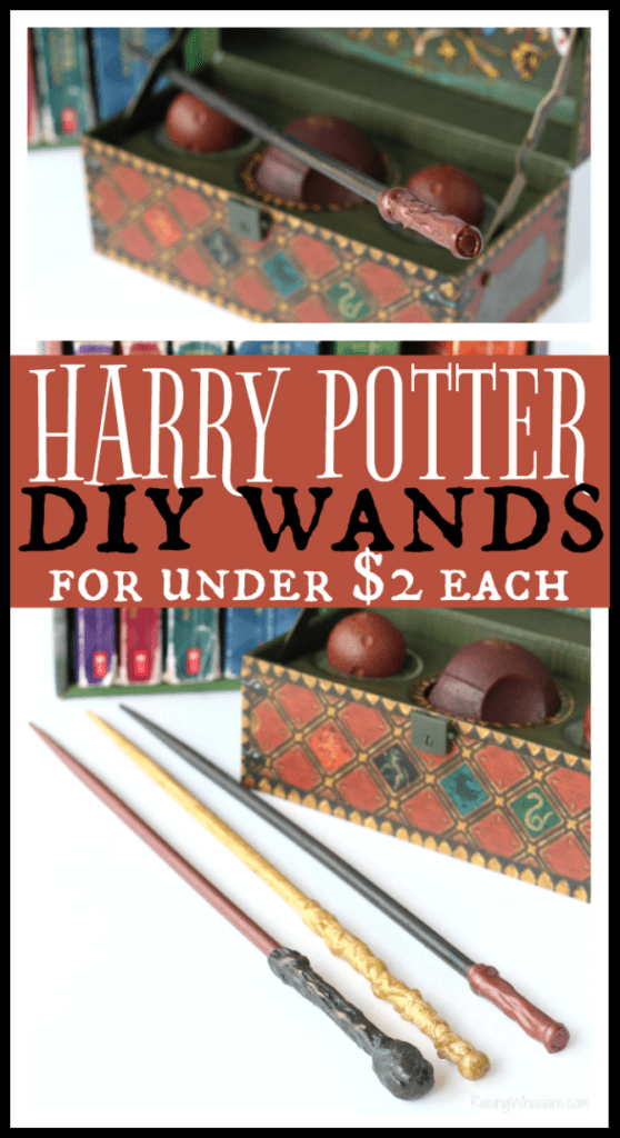 Easy Harry Potter Wands DIY for Under $2 - Raising Whasians DIY harry potter wands cheap