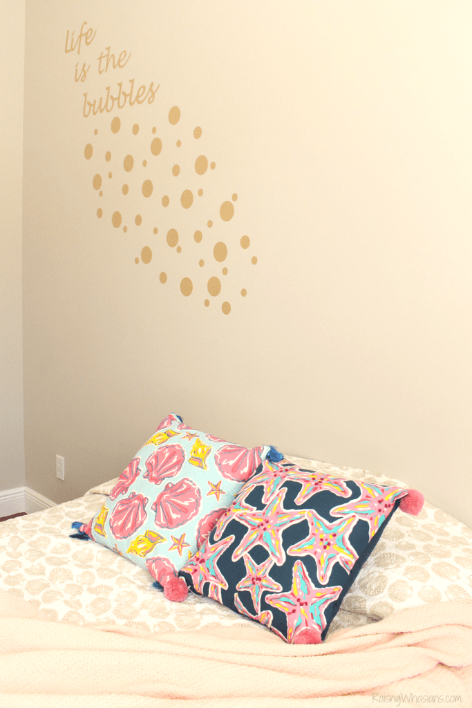 Little mermaid wall quote diy Little mermaid wall quote diy