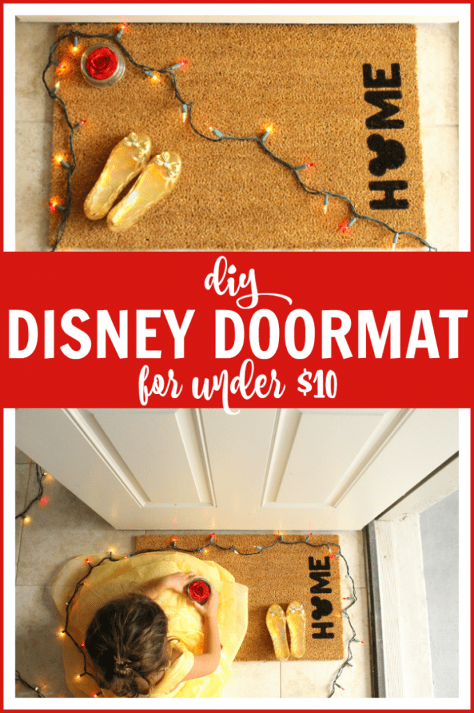 Disney door mat diy Disney door mat diy