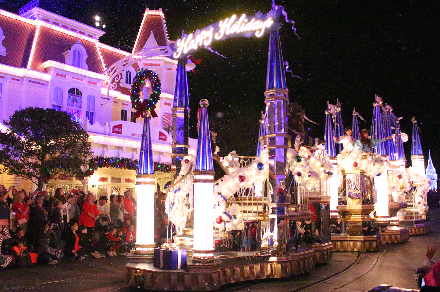 Very merry parade for wheelchairs