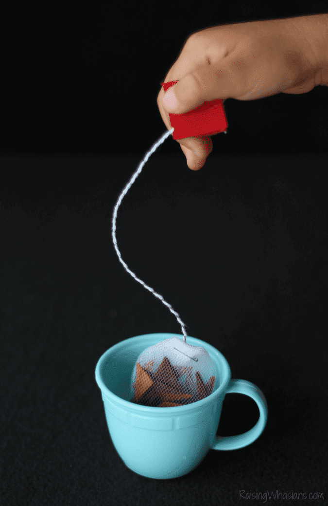 DIY play tea bag DIY play tea bag