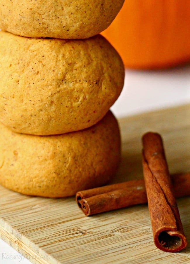 Edible pumpkin play dough Edible pumpkin play dough