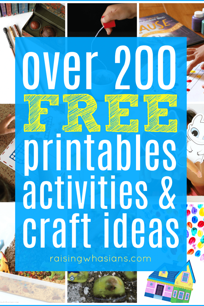 Free kids printables craft ideas
