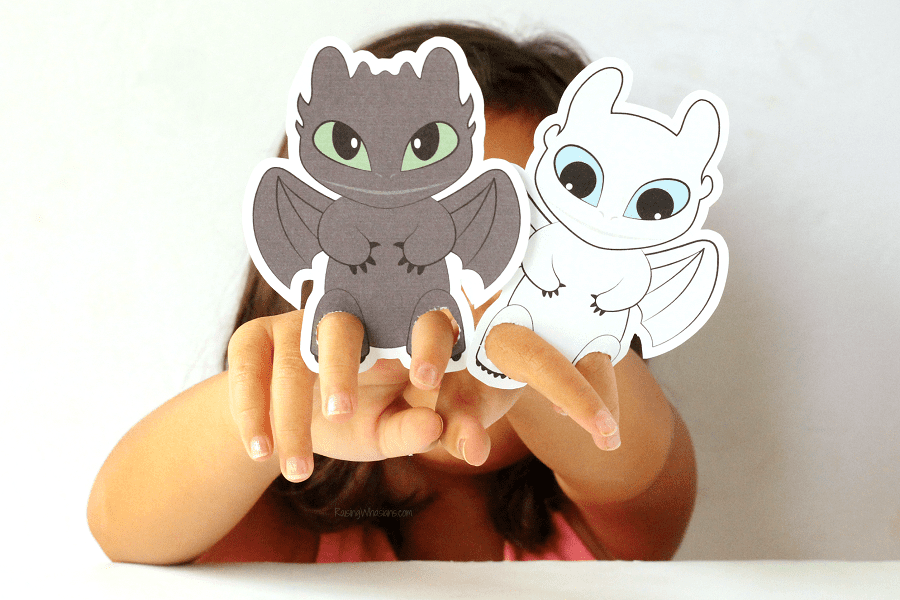Free printable HTTYD puppets Free printable HTTYD puppets