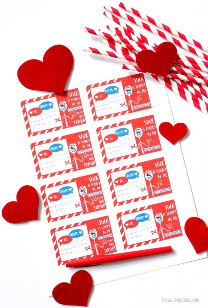 Forky valentines
